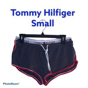 5 for $30 Tommy Hilfiger Dark Gray Elastic Logo Waist Short Shorts Size Small
